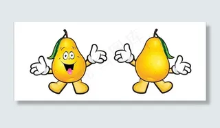 卡通梨子图片