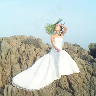 婚纱样片 海边之恋图片