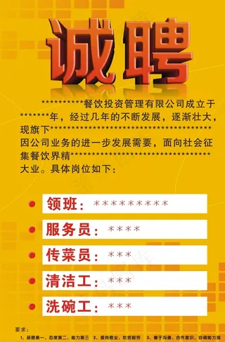 招聘海报图片