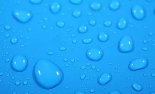 蓝色的水珠图片