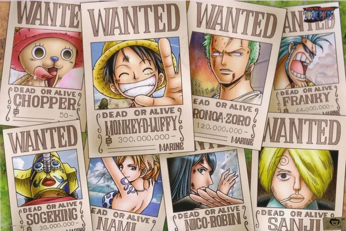 海贼王通缉令 高清壁纸 海贼王全员... 海贼王通缉令 高清壁纸 海贼王全员...