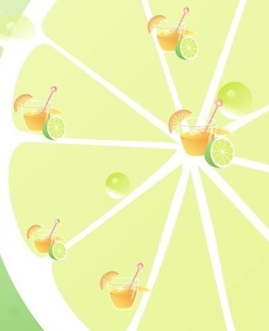 清爽夏季 橙子 水果图片