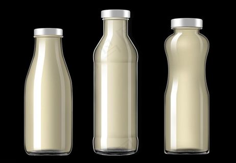 玻璃瓶 透明瓶 奶瓶图片