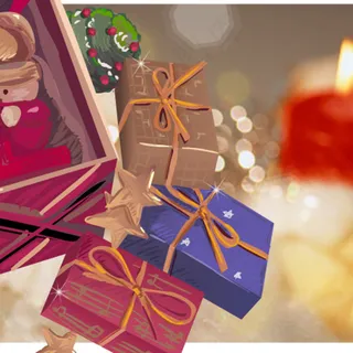 烛光下的圣诞礼物flash