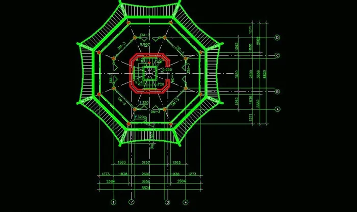 古建筑古塔CAD素材