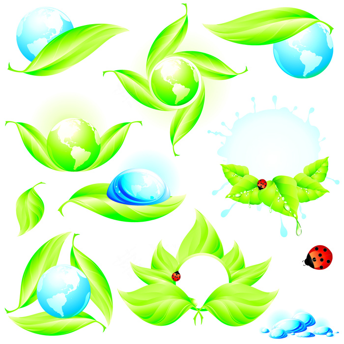 矢量素材生态主题图标