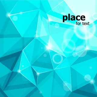 蓝色多面体背景 天蓝色背景图片