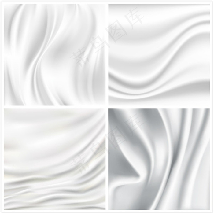 白色丝绸背景