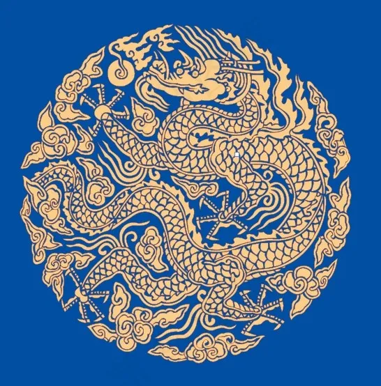 中国矢量传统素材龙纹ai矢量模版下载