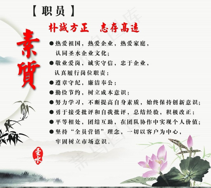 企业文化展板图片