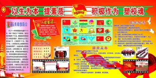 共青团展板
