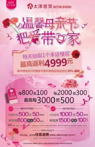 母亲节主题海报