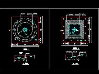 顶棚装饰设计cad详细图纸下载14