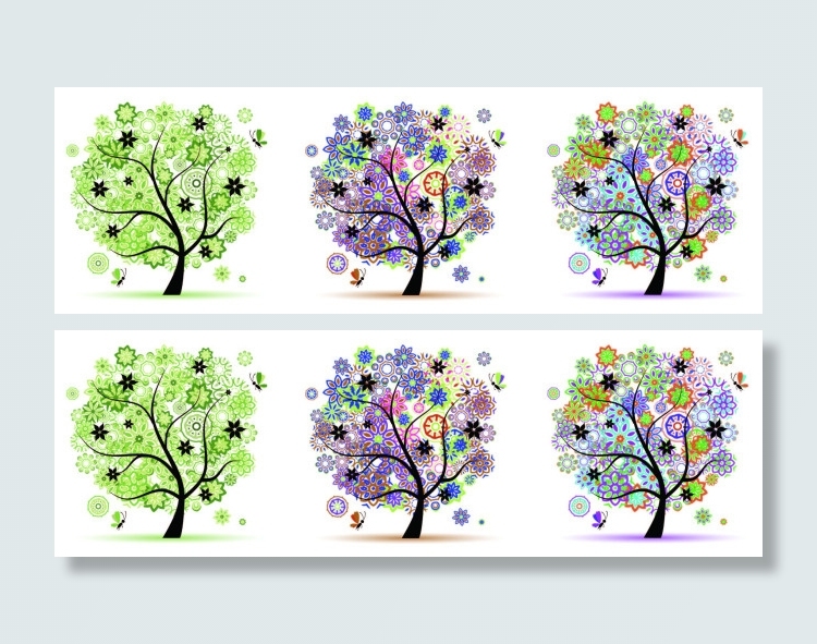 AI现代主义几何图形矢量图