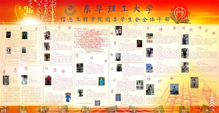 大学完美迎新展板下载(7654X3969(DPI:72))psd模版下载