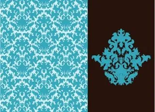 植物缤纷背景矢量图073