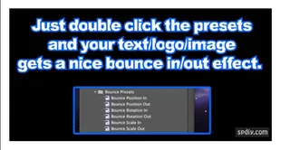 趣味的跳动字幕中LOGO图标展示