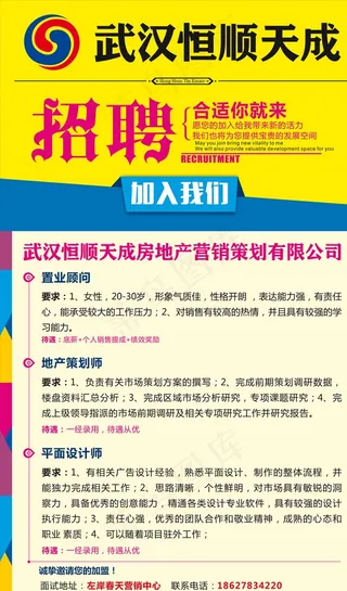 地产招聘图片
