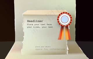 立体标签卡片矢量素材