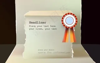 立体标签卡片矢量素材