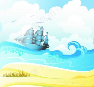 夏日旅游素材图片