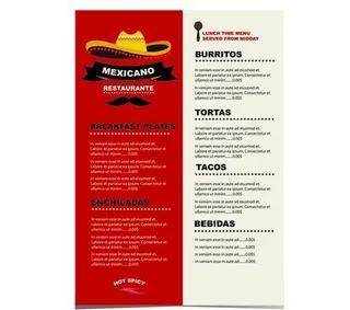 墨西哥餐馆菜单创新载体02