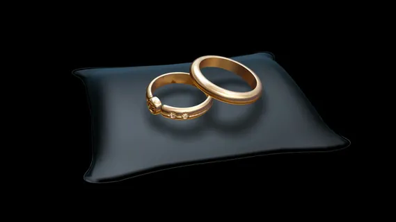 纺纱黑枕和金戒指运动背景 视频免费... 纺纱黑枕和金戒指运动背景 视频免费...