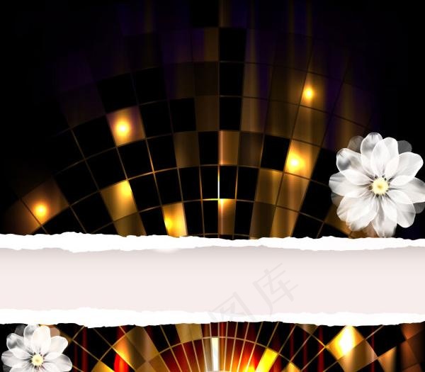 动感光晕背景矢量素材