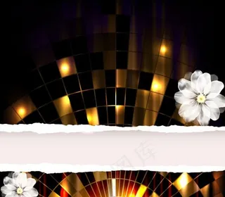 动感光晕背景矢量素材