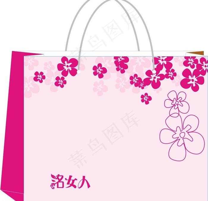 手提袋图片cdr矢量模版下载