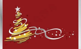 抽象圣诞树EPS矢量素材