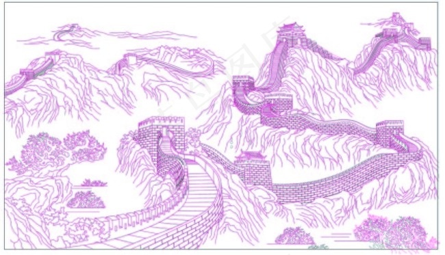 长城矢量素材