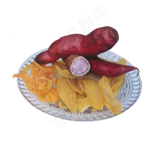 红薯干地瓜干芒果干零食png免抠透...