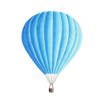 六一儿童节卡通蓝色热气球六一儿童节卡通蓝色热气球,免抠元素