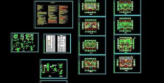 小区五层住宅楼给排水及消防和水泵房...