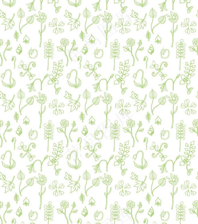 植物图片eps,ai矢量模版下载
