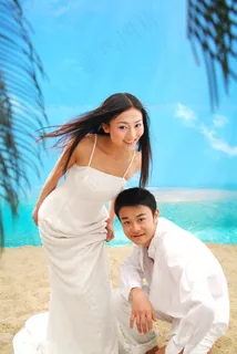 海滩情侣图片 海滩情侣图片