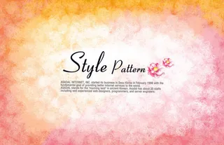 唯美手绘茶花名片