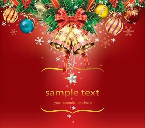 圣诞节海报矢量素材二ai矢量模版下载