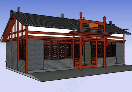 古建3D模型 古建3D模型