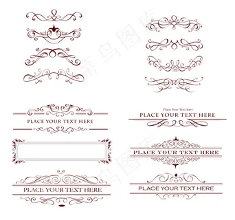 欧式矢量花纹 欧式矢量花纹