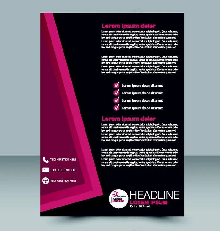 紫黑色宣传单背景图片图片eps,ai矢量模版下载