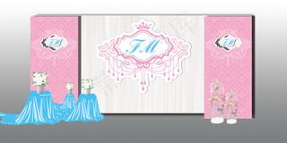 主题婚礼留影区