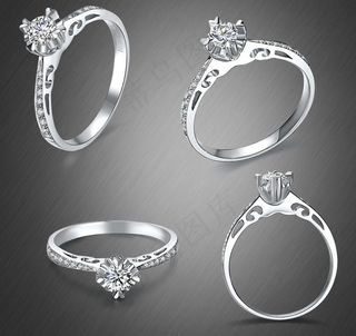 珠宝首饰钻石戒指钻戒图片