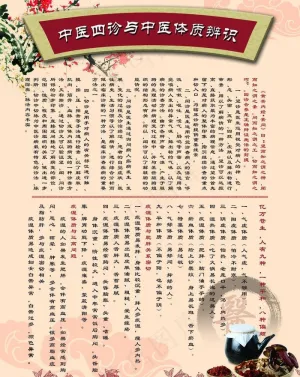 中医四诊和体质辨证图片