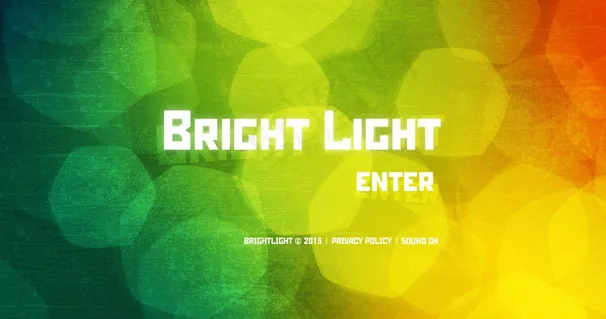 炫彩灯光文字闪烁flash
