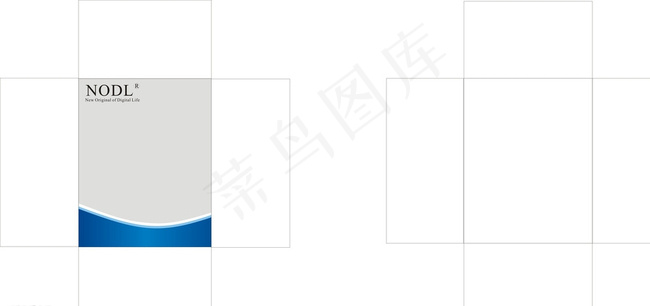 简洁大方电子产品包装盒图片