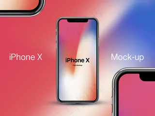 iPhoneX苹果手机模板下载