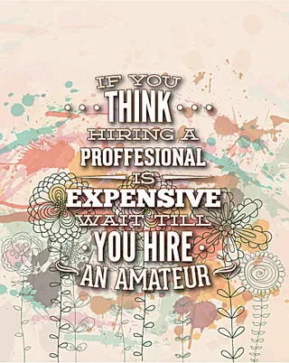 墨迹喷溅与卡通鲜花背景