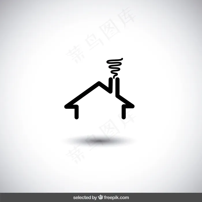 黑房子真实状态标识ai矢量模版下载